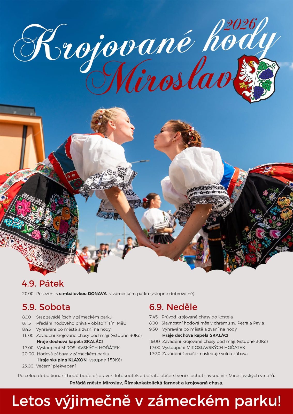 Krojované hody Miroslav 2026
