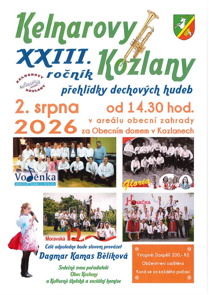 XXIII. festival Kelnarovy Kozlany 2026