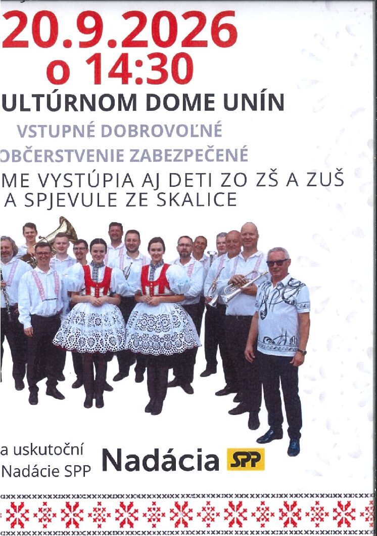 Koncert Glorie v Uníne