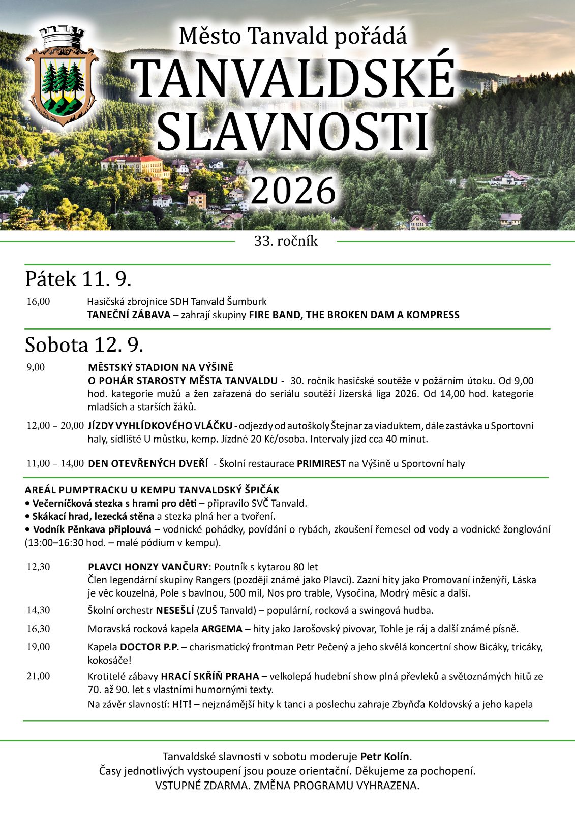 33. Tanvaldské slavnosti