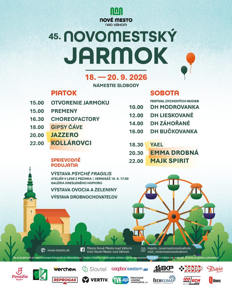 45. Novomestský jarmok 2026