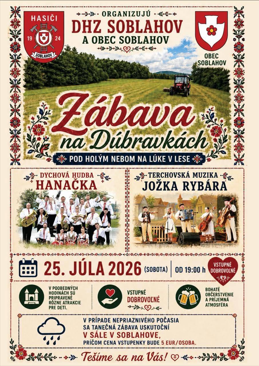 Zábava na Dúbravkách s Hanačkou
