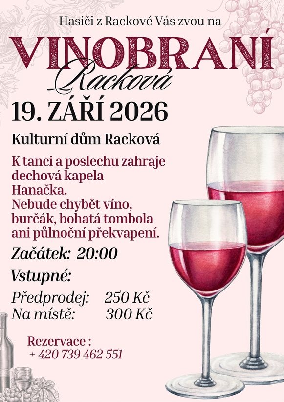 Racková – Vinobraní – zábava
