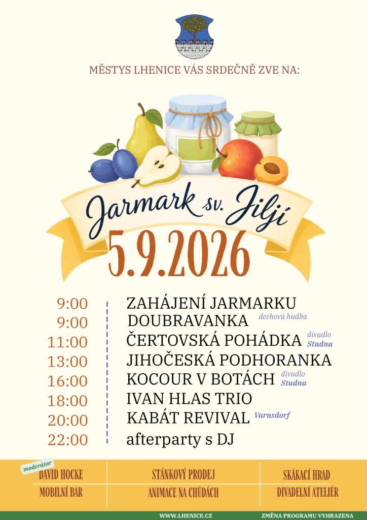 Jarmark sv. Jiljí v Lhenicích 2026