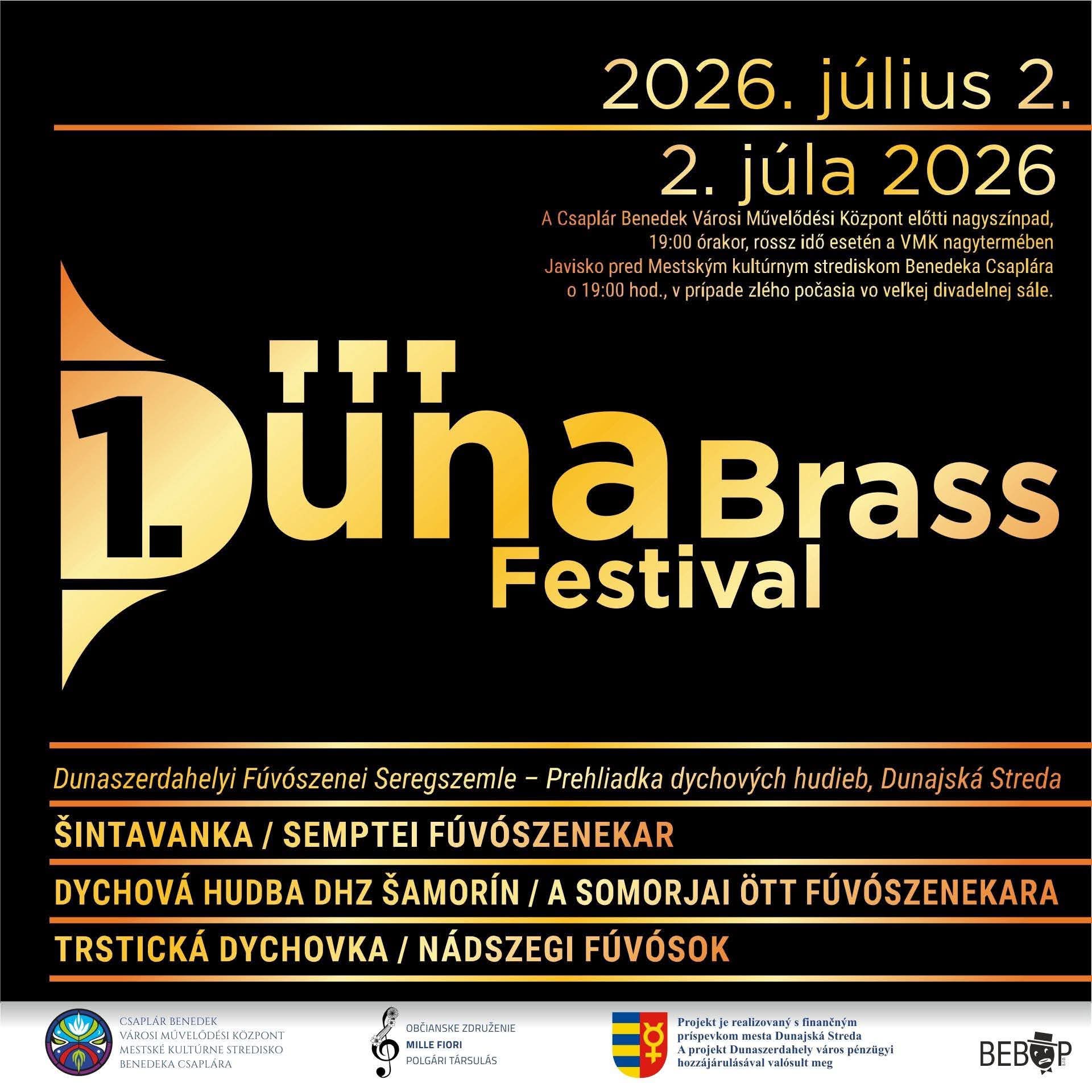 1. Duna Brass Festival v Dunajskej Strede