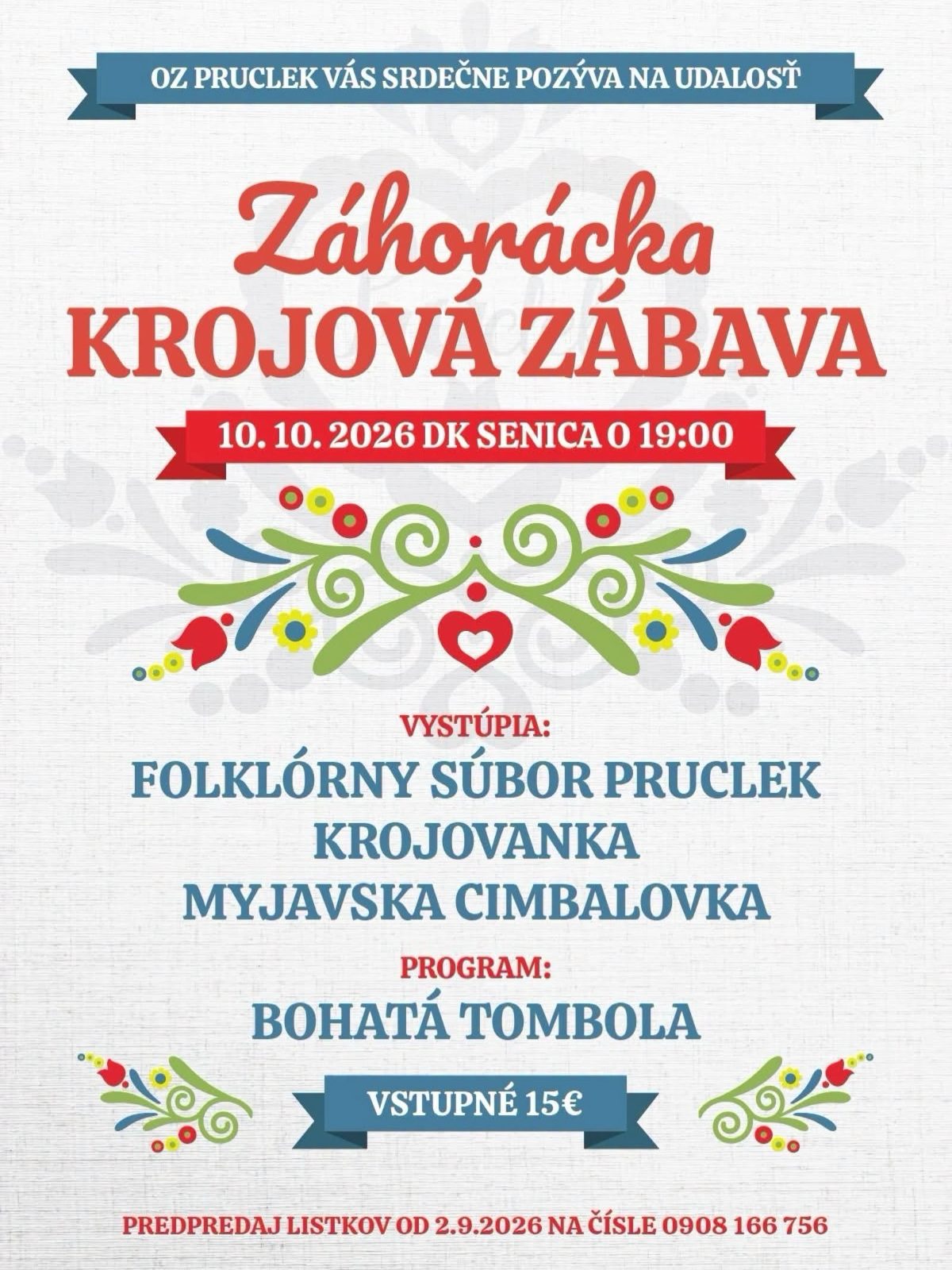 Záhorácka krojová zábava