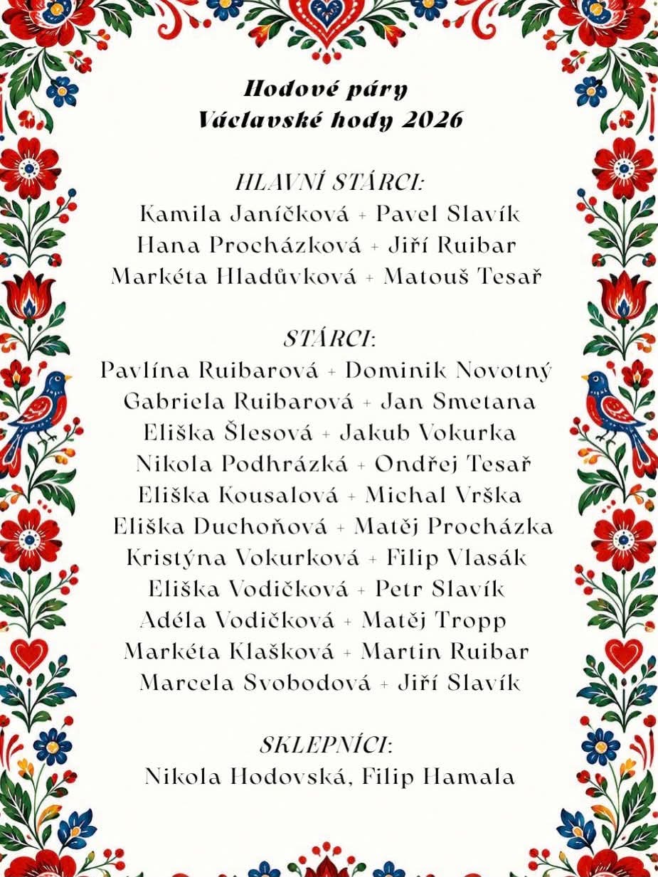 Václavské hody 2026