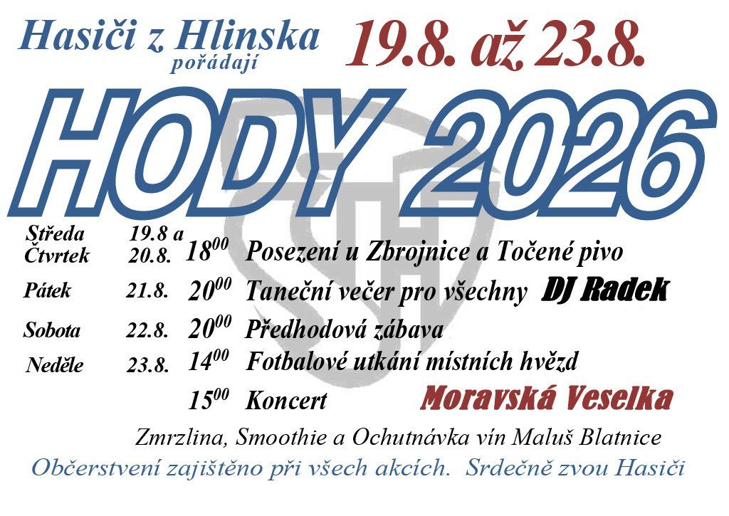 Hodové oslavy Hlinsko 2026