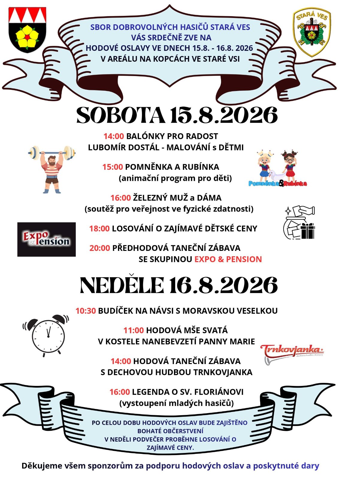 Hodové oslavy Stará Ves