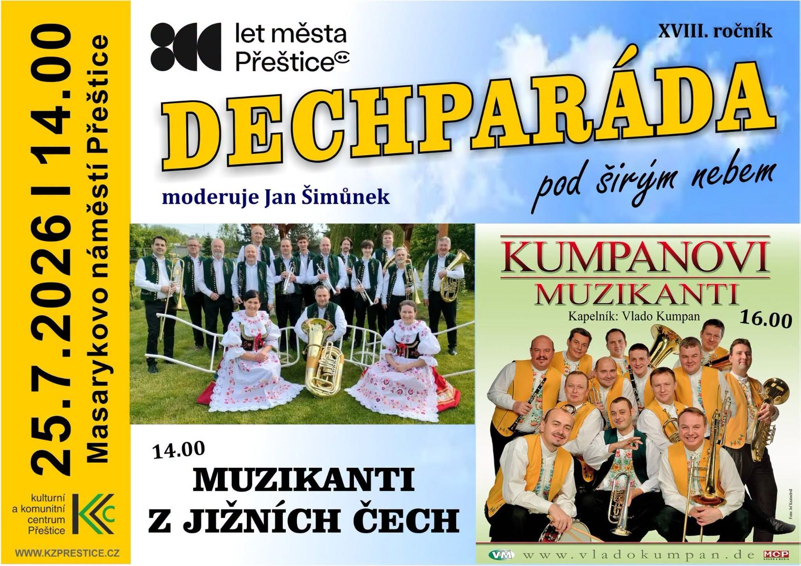 XVIII. DECHPARÁDA pod širým nebem 2026 Přeštice