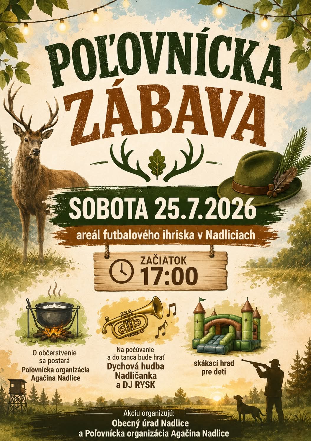 Poľovnícka zábava s Nadličankou