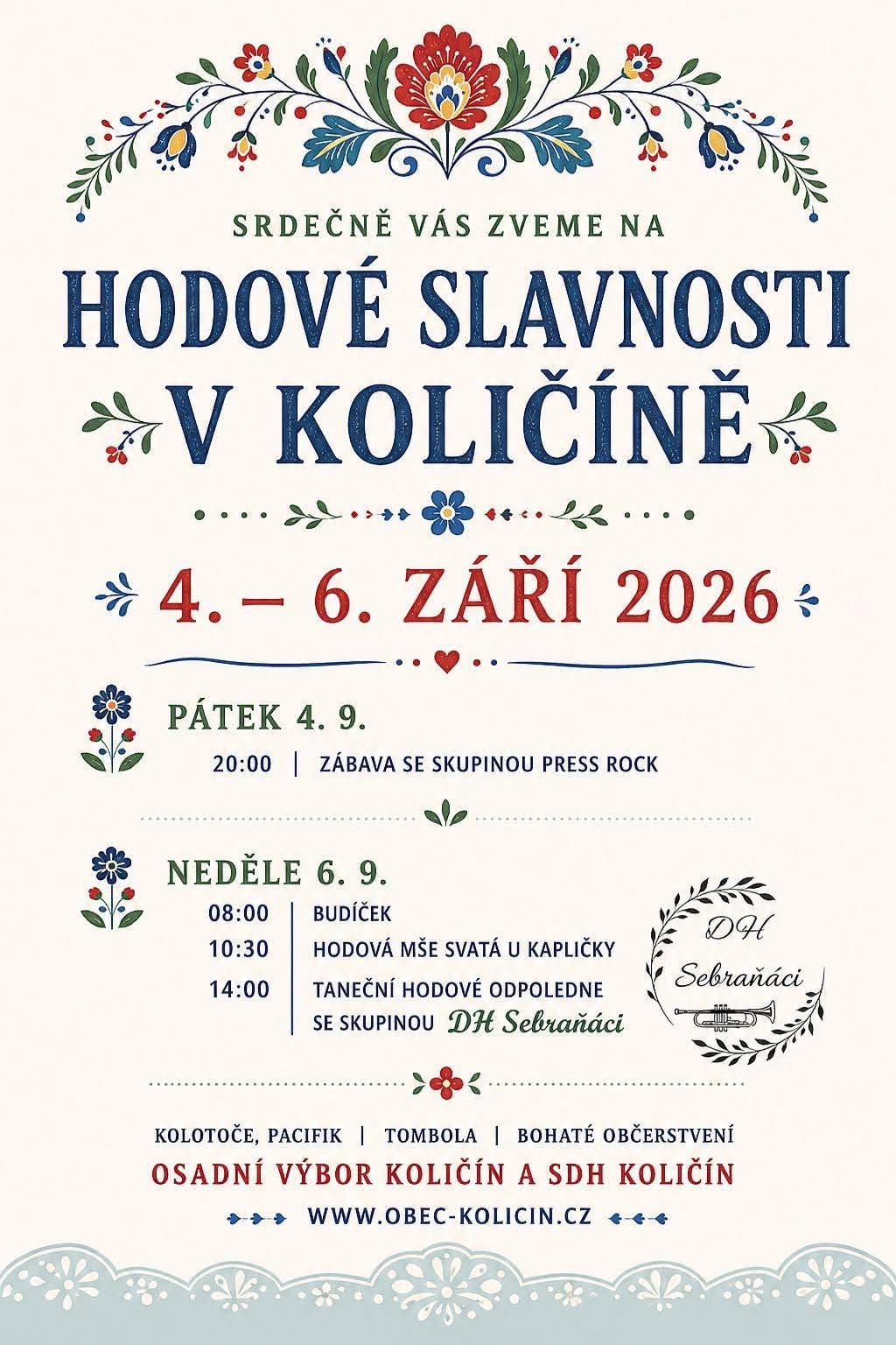 Hody v Količíně 2026