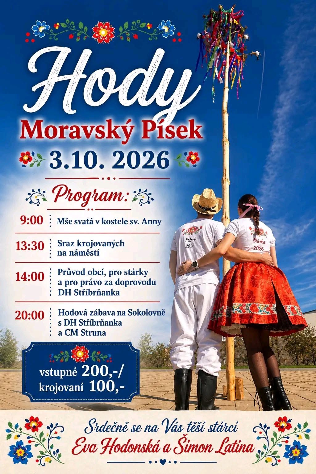 Hody Moravský Písek 2026