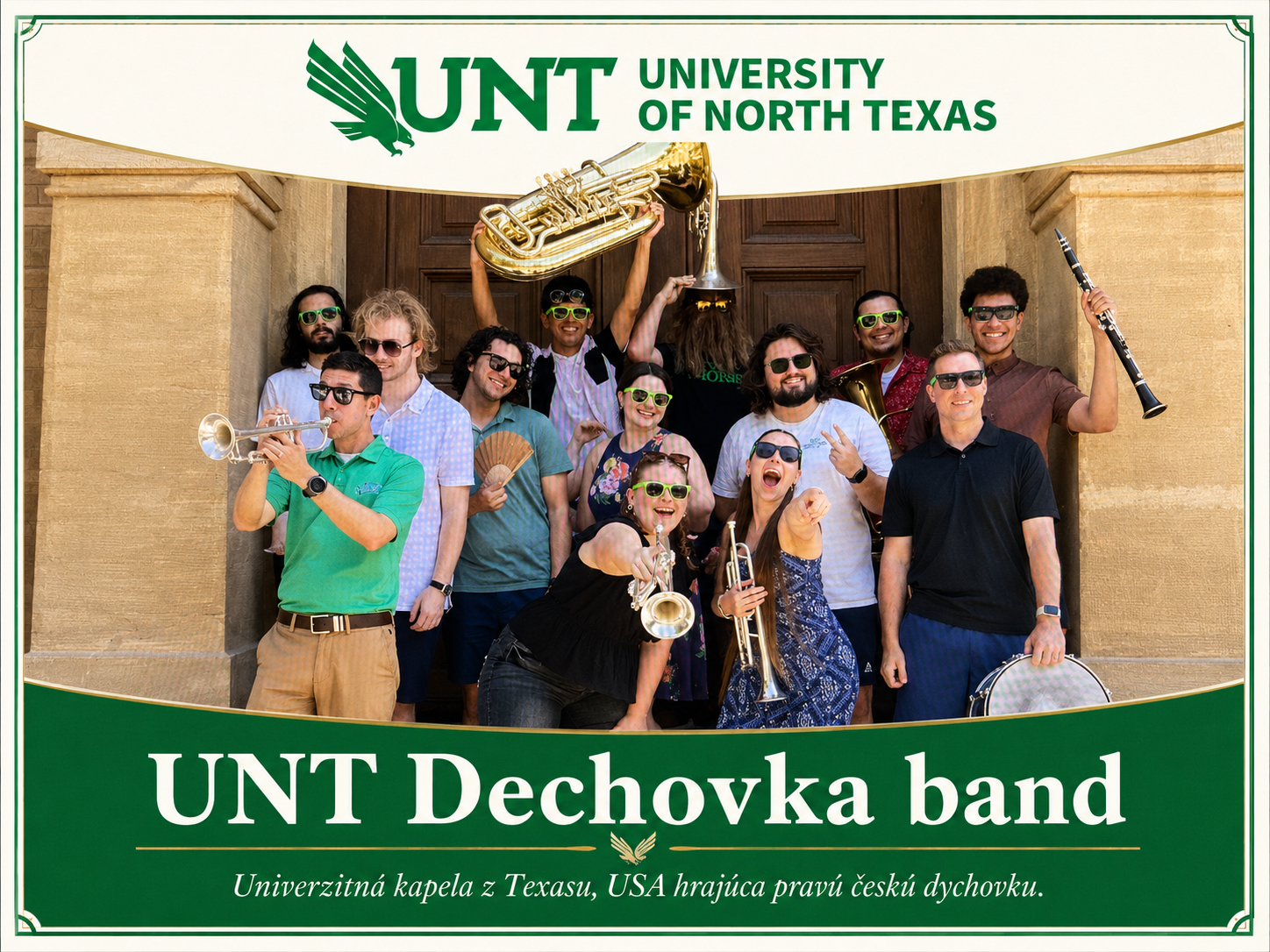 Koncert UNT Dechovka Band (USA)