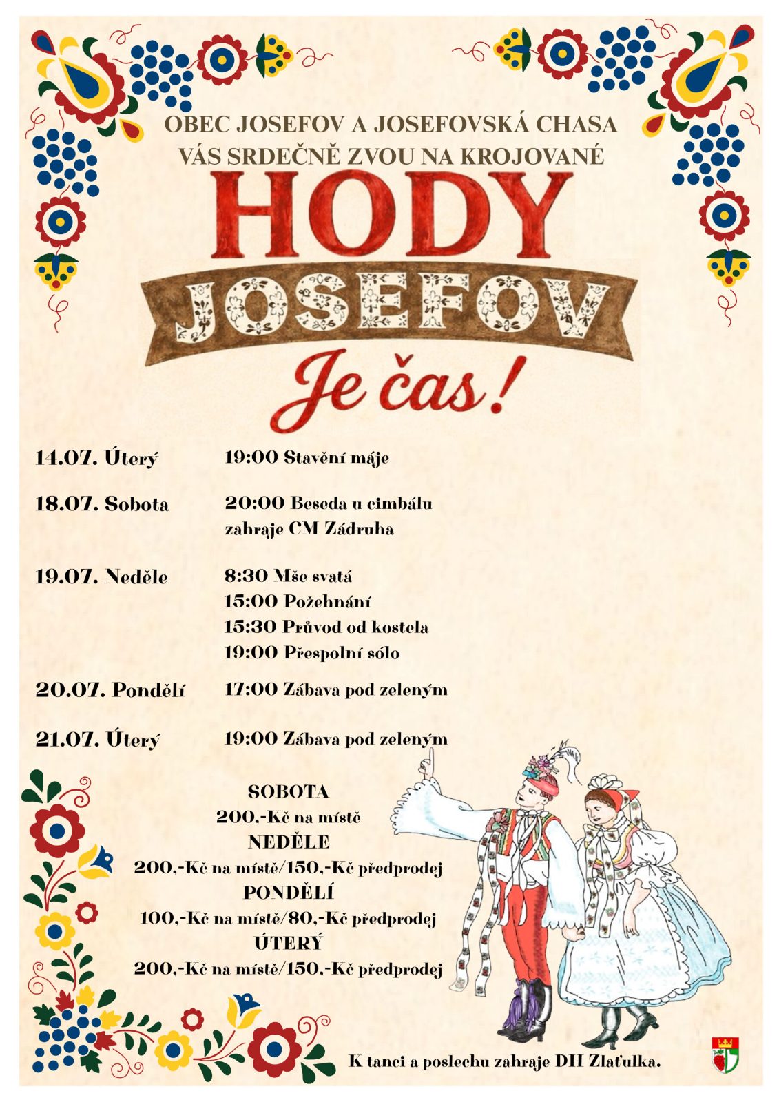 Josefov hody 2026, úterý